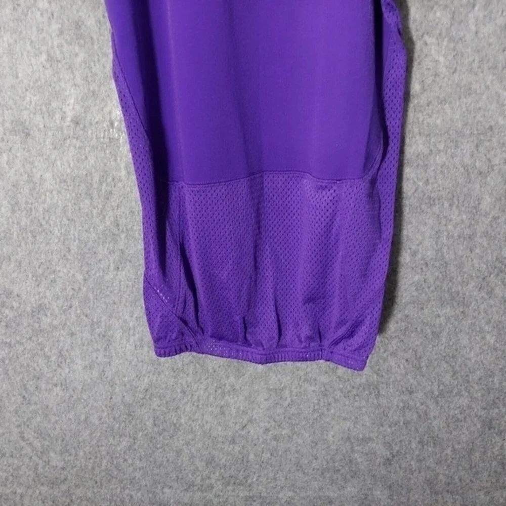 Nike Training‎ Jersey Men Medium Purple Padded Football Short Sleeve Athletic
